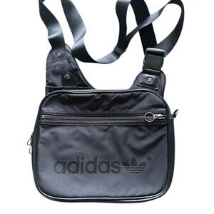 Adidas Blue Version Shoulder Sling Bag in black like new